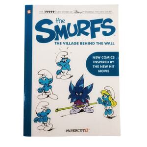 The Smurfs The Village Behind The Wall TPB Papercutz 2017 New Stories by Peyo